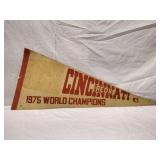 1975 Cincinnati Reds World Champion Pennant