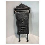 Antique Mailbox with Newspaper Holder