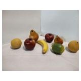 Wooden & Ceramic Faux Fruit