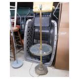 Retro Floor Lamp with Glass Table