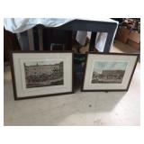 Pair of James Pollard Prints