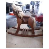 Wood Rocking Horse