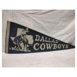 Vintage Dallas Cowboys Football Pennant
