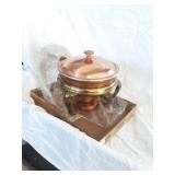 Brass and Copper Chafing dish
