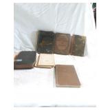 6 antique Books