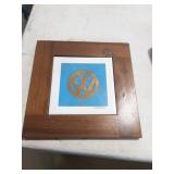 Framed Ceramic Volkswagen Tile