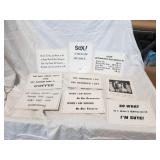 Humorous Signs lot of 9