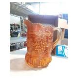 Northwood Grape & Cable Marigold Pitcher