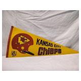 1967 Kansas City Cheifs Football Pennant
