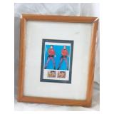 Framed Elvis Presley First  Day of Issue Stamps