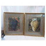 2 Still life Print "Grapes"