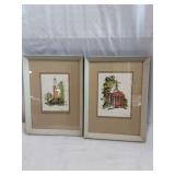 Pair of Signed Betty Howard Prints