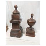 Pair Of Ceramic Finials