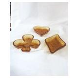 Vintage  Tiara Sandwich Card Set Trinket Trays