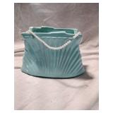 Ceramic Purse With Beaded Handle