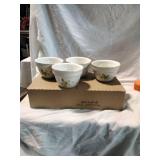 Vintage Hall China "Holly" Bowls