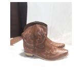 Pair Of Ankle High Cowboy Boots