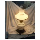 Milk Glass Parlor Lamp
