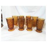 Indiana Amber Glass Harvest Gold Whitehall