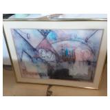 Framed Jay Hall Print "Sugar Industry Hor"