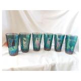 Indiana Carnival Glass Tumblers (6)