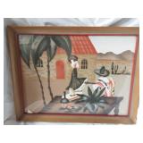 Retro George Telo Spanish Airbrushed Print