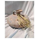 Rounded Pottery Vessel