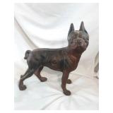 Antique Cast Iron Door Stop Boston Terrier