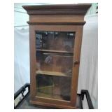 Antique Wall Hanging Display Cabinet
