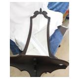 Decorative Wood Frame Mirror w/Shelf.