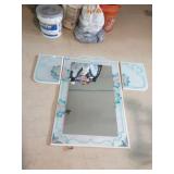 Vintage David Marshall Sculpted Mirror