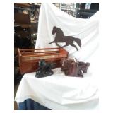 Horse Home Decor and Wood Tote