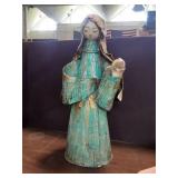 Paper Mache Virgin Mary With Jesus