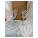 MCM Crystal Champagne Glasses