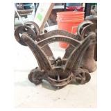 Vintage Strickler Cast Iron Hay Trolley