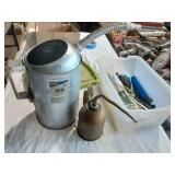 Pair of Metal Oil cans