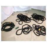 Assortment of Flexible Garden Hoses