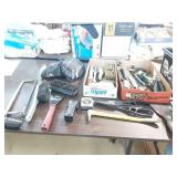 Assorted Hand Tools and Brushes