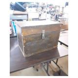 Wood Storage Box with locking Capability
