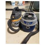 Pair of Small Shop Vacs