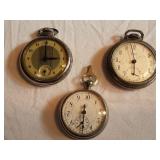 (3) Vintage Pocket Watches for Parts/Repair