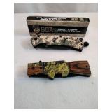 AK-47 & Field Knife with Firestarter