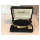 Speidel Gold/Silver Tone Electroplate ID Bracelet