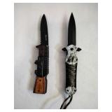 AK-47 & Camo Stiletto Pocket Knives