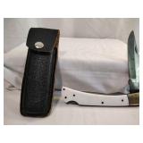 4" Folding Knife with Sheath