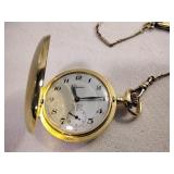 Vintage Kaltron Gold Tone Pocket Watch