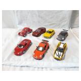 Lot of 7 Die Cast Cars 1:36 Scale