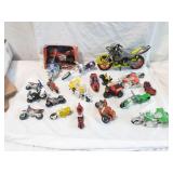 Die Cast and Plastic Motorcycles