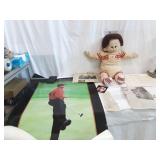 Vintage Handmade Cincinnati Reds Doll