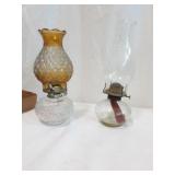 Pair of Vintage Oil Lamps